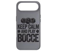 Carcasa para iPhone Air Keep Calm and Play Bocce Jack Bocci Game Bocce