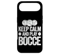 Carcasa para iPhone Air Keep Calm and Play Bocce Jack Bocci Game Bocce