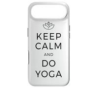 Carcasa para iPhone Air Keep Calm & Do Yoga Om Meditación Chakra Mindfulness Mantra