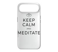 Carcasa para iPhone Air Keep Calm & Meditate Om Zen Meditación Mindfulness