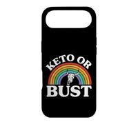 Carcasa para iPhone Air Ketogenic Diet Keto Or Bust Western Cow Skull Retro