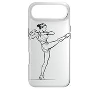 Carcasa para iPhone Air Kickboxing Girl Dibujo Muay Thai para Chicas