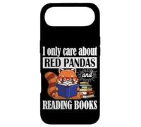 Carcasa para iPhone Air Kids Boys Girls Cute Kawaii Reading Books Red Panda Lover