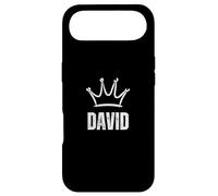 Carcasa para iPhone Air King David Crown - Nombre Personalizado de cumpleaños #1 Ganador