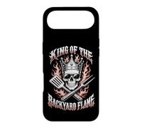 Carcasa para iPhone Air King of The Backyard Flame se enorgullece de Asar a la Parrilla a la Parrilla con Humor