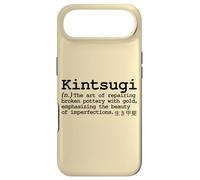 Carcasa para iPhone Air Kintsugi Gold Pottery Repair Tradición Poética Japonesa Palabra