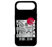 Carcasa para iPhone Air Kioto Japón Pagoda Torii Puerta Rojo Sol Bosquejo Retro