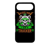 Carcasa para iPhone Air Kiss Me I'm A Trucker Skull Lucky Shamrock St Patricks Day