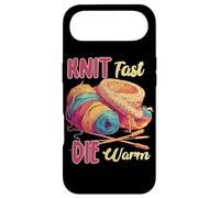 Carcasa para iPhone Air Knit Fast, Die Warm Knitting Lover for Knitters