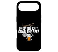 Carcasa para iPhone Air Knitter Craft Beer Drinker Drop The Knit Grab The Beer