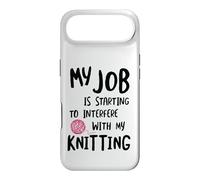 Carcasa para iPhone Air Knitter Mi Trabajo está empezando a interferir con mi Tejido