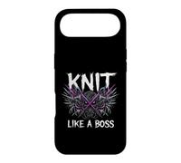 Carcasa para iPhone Air Knitting Crafter Knit Like A Boss Heavy Metals Skull
