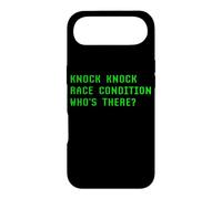 Carcasa para iPhone Air Knock Knock Race Condition ¿Quién está ahí programando diversión con el codificador?