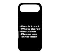 Carcasa para iPhone Air Knock Knock Who's There Recursion Use Otra Broma de Puerta
