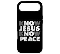 Carcasa para iPhone Air Know Jesus Know Peace