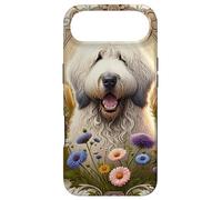 Carcasa para iPhone Air Komondor Dog Summer Wildflowers Obra de Arte
