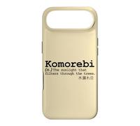 Carcasa para iPhone Air Komorebi Japonés Palabra Vocab Poético Árbol Sol Naturaleza Amor