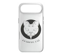 Carcasa para iPhone Air Krampus Cat Horror Xmas Illustration Horned Cat w Tongue