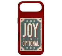 Carcasa para iPhone Air La alegría es Opcional - Sarcasmo navideño Retro