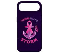Carcasa para iPhone Air La Cinta Stronger Than The Storm Fight contra el cáncer de Mama Viste de Rosa