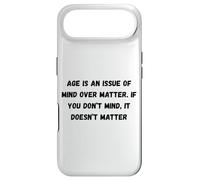 Carcasa para iPhone Air La Edad es una cuestión de Mente sobre la Materia. Si no te Importa