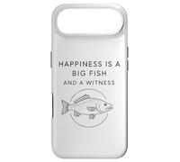 Carcasa para iPhone Air La Felicidad es un pez Grande y un Testigo - Divertido Pescador de Pesca
