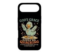 Carcasa para iPhone Air La Gracia de Dios me Mantiene cuestionando Pato Cristiano