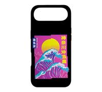 Carcasa para iPhone Air La Gran Ola, Vaporwave Anime Estética Glitch Japonés