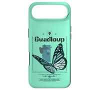 Carcasa para iPhone Air La Guadeloupe ou Gwadloup, Gwada l'île Papillon 971