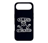 Carcasa para iPhone Air La IA sarcástica Dijo Que era así Que es Humor tecnológico Meme Art