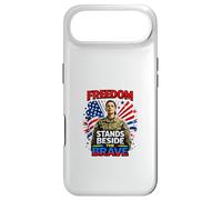 Carcasa para iPhone Air La Libertad está al Lado del Valiente Tributo patriótico