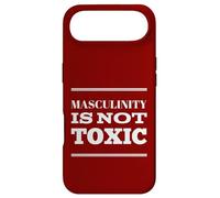 Carcasa para iPhone Air La masculinidad no es tóxica Entrenamiento de Humor Masculino Alfa político