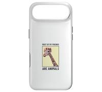 Carcasa para iPhone Air La mayoría de mis Amigos Son Animales (Divertido gráfico de Jirafa)