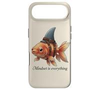 Carcasa para iPhone Air La mentalidad es Todo pez Dorado de tiburón Motivacional