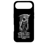 Carcasa para iPhone Air La Muerte de la Parca es una deuda Que Todos debemos Pagar Bandera Estadounidense