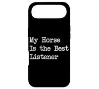 Carcasa para iPhone Air La Ropa de Terapia Ecuestre My Horse Is The Best Listener