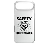 Carcasa para iPhone Air La Seguridad es mi Superpotencia | Regalo para campeones de la Seguridad en el Lugar de