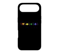Carcasa para iPhone Air La Tarjeta de Latido del corazón de la Bandera del Arco Iris LGBT del póker se Adapta a la línea