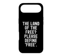 Carcasa para iPhone Air La Tierra de los Libres por Favor Define Libre Ingenioso Sarcástico
