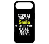 Carcasa para iPhone Air La Vida es Corta, sonríe Mientras todavía Tienes Dientes Cita Divertida