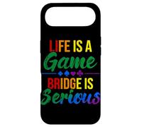 Carcasa para iPhone Air La Vida es un Juego: Bridge Is Serious, Divertido, Amante del Bridge, Rainbow
