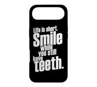 Carcasa para iPhone Air La Vida es una Sonrisa Corta Mientras todavía Tienes Dientes Diciendo Cita