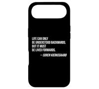 Carcasa para iPhone Air La Vida hacia atrás vivió hacia adelante Cita: Soren Kierkegaard