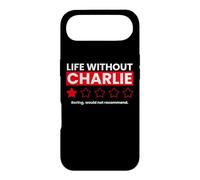 Carcasa para iPhone Air La Vida sin Charlie Boring no recomendaría una revisión Divertida
