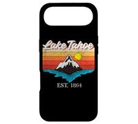 Carcasa para iPhone Air Lago Tahoe Montaña Río Retro Atardecer USA Lake Tahoe