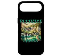 Carcasa para iPhone Air Lagos de Plitvice Croacia Grunge Cascada Naturaleza