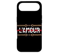 Carcasa para iPhone Air L'Amour with Printed Golden Style Chains Valentin's Day Love