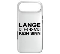 Carcasa para iPhone Air Lange Rede Gar Kein Sinn Cita Alemana