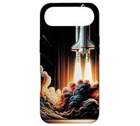 Carcasa para iPhone Air Lanzamiento del Transbordador Espacial Vintage, Centro Espacial Kennedy