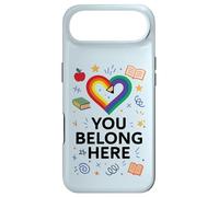 Carcasa para iPhone Air Lápiz Rainbow Pencil Heart Pride Teacher LGBTQ+ de You Belong Here